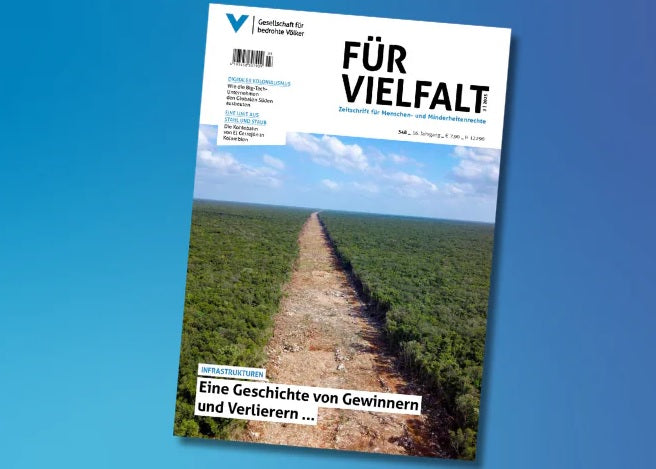 Zeitschrift "Für Vielfalt" Nr. 348: Infrastrukturen: Eine Geschichte von Gewinnern und Verlierern