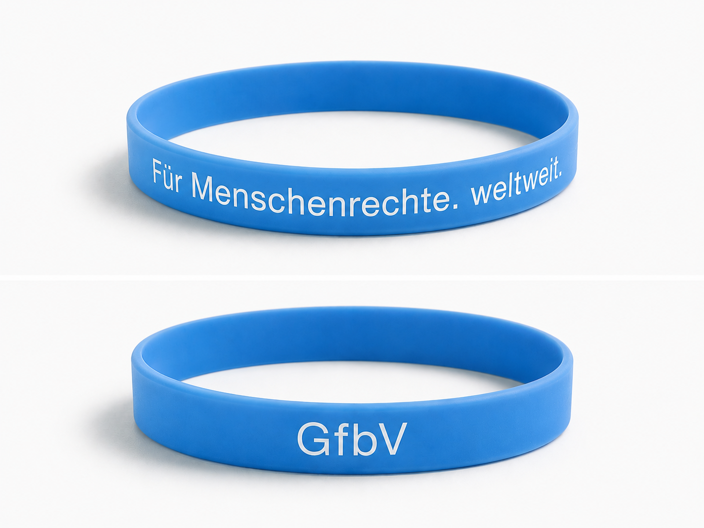 Silikonarmband „Für Menschenrechte. weltweit.“