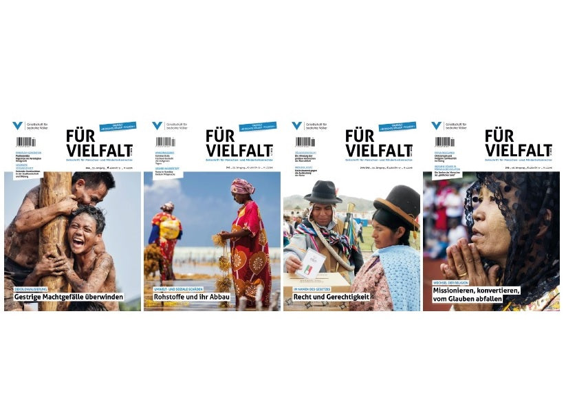 Abonnement Zeitschrift "Für Vielfalt" - Gesellschaft für bedrohte Völker